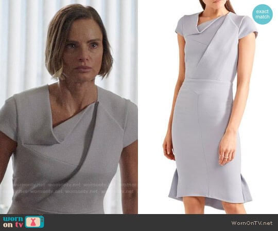 Roland Mouret Farrant Dress worn by Victoria Belfry (Gabrielle Anwar) on Once Upon A Time