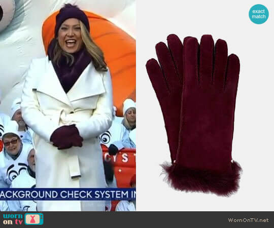 'Kassidy' Gloves by Ted Baker worn by Ginger Zee on Good Morning America