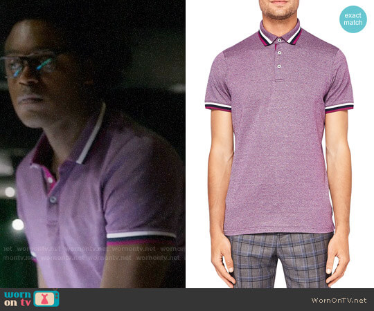 purple polo outfit