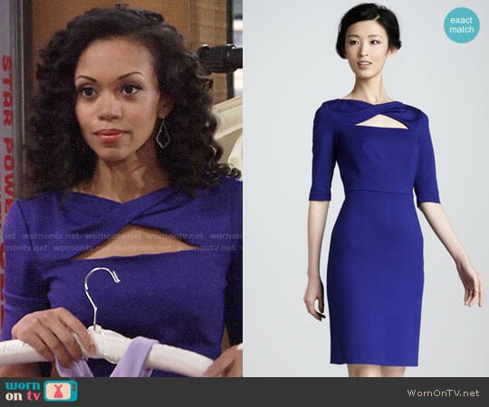 Trina Turk Romanova Dress worn by Hilary Curtis (Mishael Morgan) on The Young and the Restless