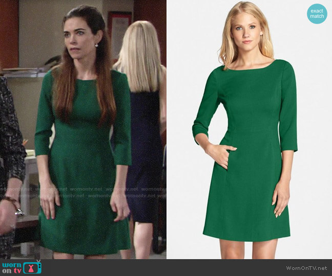WornOnTV: Victoria’s green dress on The Young and the Restless | Amelia ...