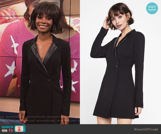 Blazer Dress by BCBGeneration worn by Zuri Hall on E! News