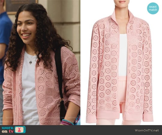 Eyelet Lace Jacket by Fenty by Rihanna worn by Molly Hernandez (Allegra Acosta) on Marvels Runaways