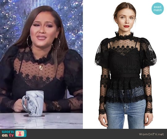 Mariana Blouse by Parker worn by Adrienne Houghton on The Real