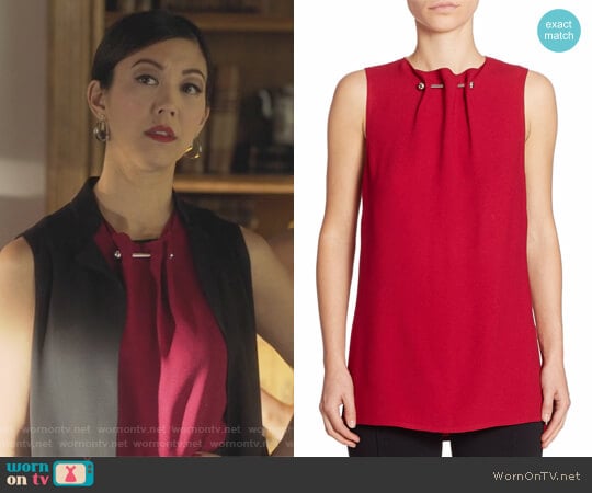 Sleeveless Barbell Top by Proenza Schouler worn by Tina Minoru (Brittany Ishibashi) on Marvels Runaways