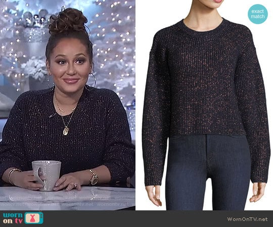 'Jubilee' Sweater by Rag & Bone worn by Adrienne Houghton on The Real