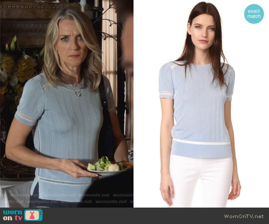 Kaitlin Top by Rag & Bone worn by Janet Stein (Ever Carradine) on Marvels Runaways