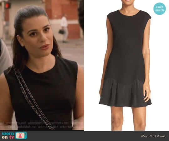 Stacy Drop Waist Dress by Rebecca Taylor worn by Valentina Barella (Lea Michele) on The Mayor