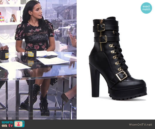 Salti Bootie by ShoeDazzle worn by Julissa Bermudez on E! News