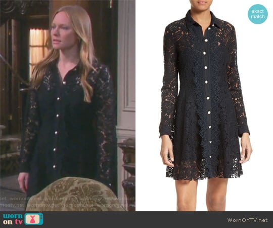 Lace Shirtdress by The Kooples worn by Abigail Deveraux (Kate Mansi) on Days of our Lives