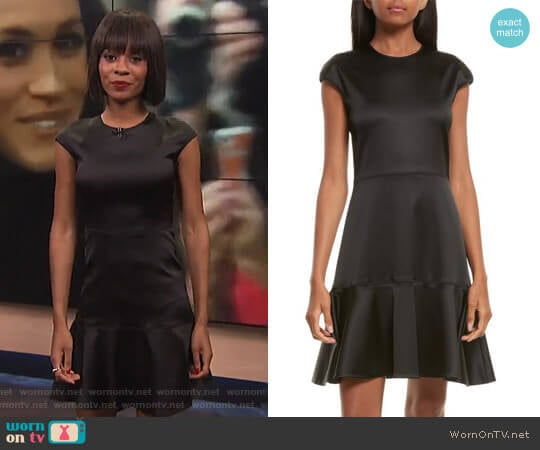 Essential Flare A-Line Dress by Theory worn by Zuri Hall on E! News