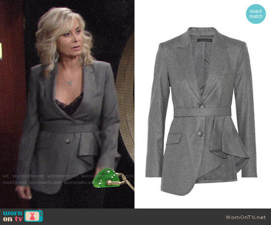 Theory Jester Jacket worn by Ashley Abbott (Eileen Davidson) on The Young and the Restless