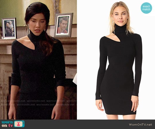 WornOnTV: Steffy’s black turtleneck dress with cutout on The Bold and ...