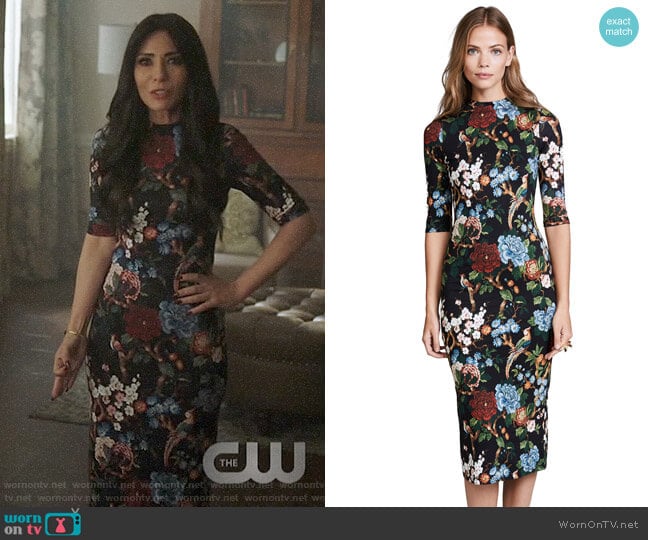 Alice + Olivia Delora Dress worn by Hermione Lodge (Marisol Nichols) on Riverdale