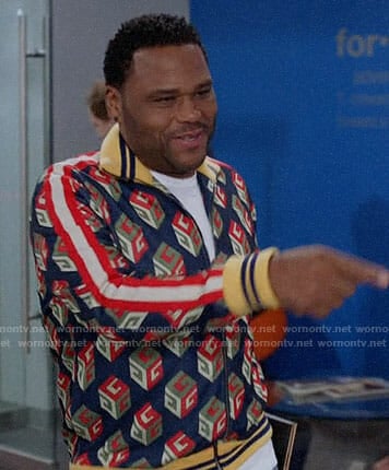 Andre’s G print jacket on Black-ish