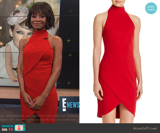 'Orei' Dress by Bailey 44 worn by Zuri Hall on E! News