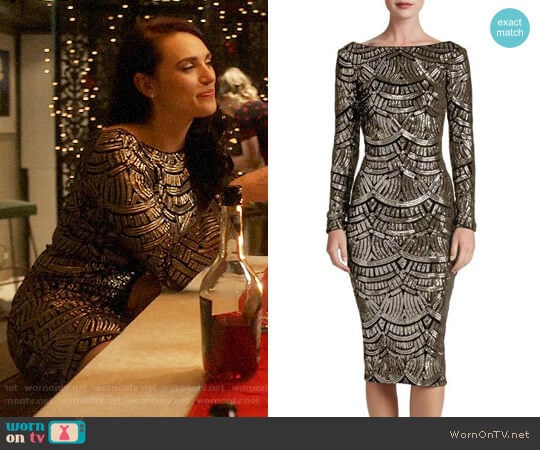 Dress the Population Emery Dress worn by Lena Luthor (Katie McGrath) on Supergirl