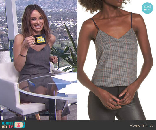 Plaid Camisole by JOA worn by Catt Sadler on E! News