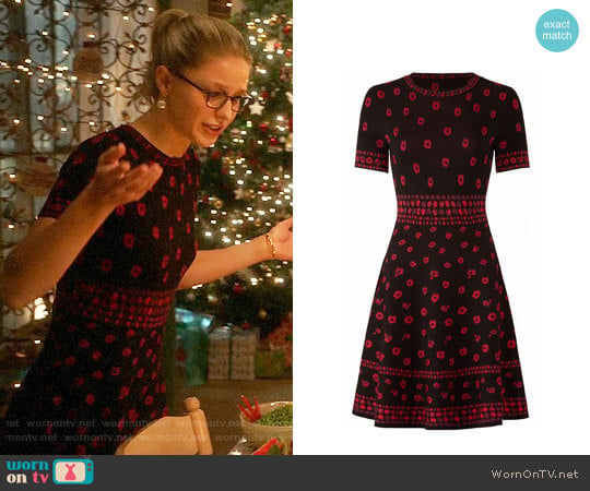 Kate Spade Poppy Sweater Dress worn by Kara Danvers (Melissa Benoist) on Supergirl