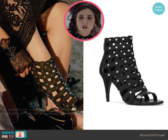 MICHAEL Michael Kors Sherry Studded Cage High Heel Sandals worn by Nico Minoru (Lyrica Okano) on Marvels Runaways