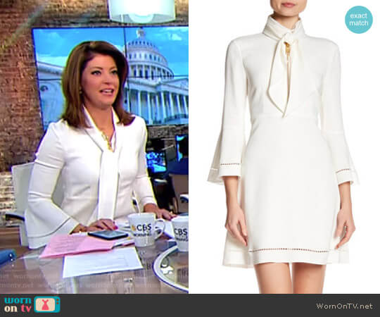 'Wynn' Dress by Rachel Zoe  worn by Norah O'Donnell on CBS Mornings