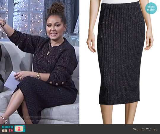 'Jubilee' Skirt by Rag & Bone worn by Adrienne Houghton on The Real