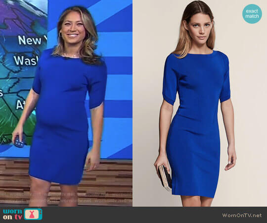 'Lidia' Dress by Reiss worn by Ginger Zee on Good Morning America