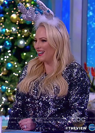 Meghan’s sequin embellished top on The View