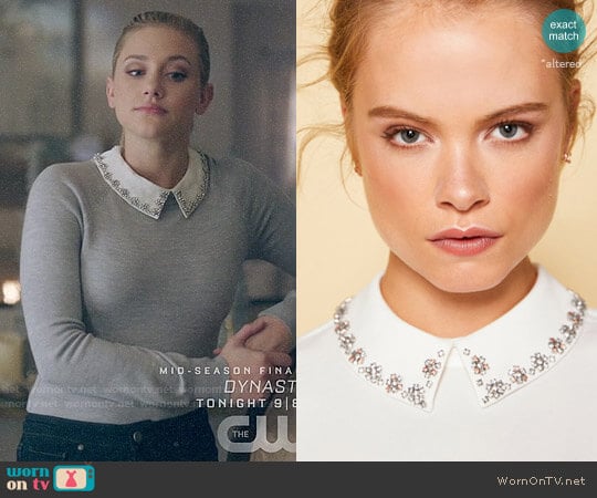 Ted Baker Collar worn by Betty Cooper (Lili Reinhart) on Riverdale