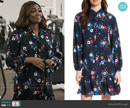 Tory Burch Gabrielle Dress worn by Daisy Grant (Patina Miller) on Madam Secretary