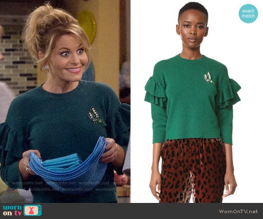 Vivetta Ribe Sweater worn by DJ Tanner-Fuller (Candace Cameron Bure) on Fuller House