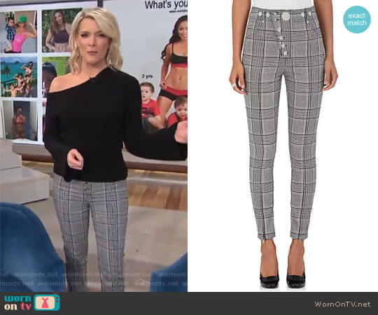 Checked Trousers by Alexander Wang worn by Megyn Kelly on Today