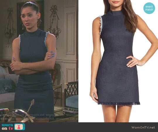 WornOnTV: Gabi’s denim mock neck dress on Days of our Lives | Camila ...