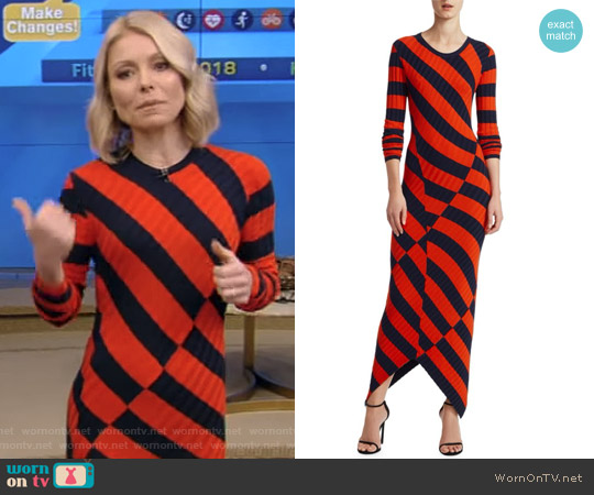 'Whistler' Dress by Altuzarra worn by Kelly Ripa  on Live with Kelly & Ryan