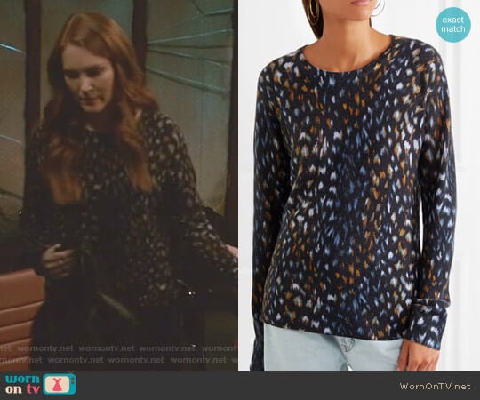 'Sloane' Sweater by Equipment worn by Abby Whelan (Darby Stanchfield) on Scandal