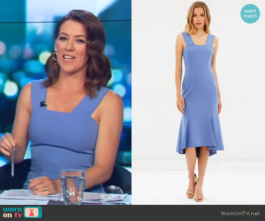 Carmen Dress by Ginger & Smart worn by Gorgi Coghlan  on The Project