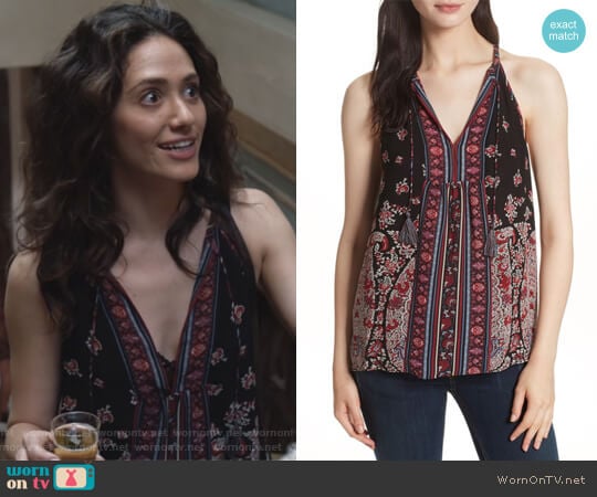 Shara Silk Blouse by Joie worn by Fiona Gallagher (Emmy Rossum) on Shameless