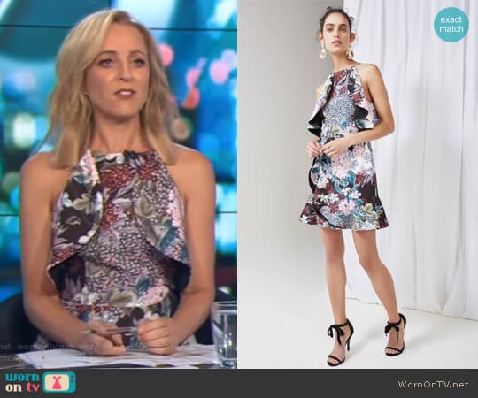 Lost Dreams Dress by Keepsake worn by Carrie Bickmore on The Project