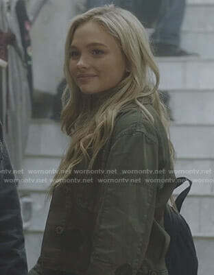 Lauren's army jacket on The Gifted