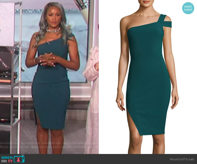 Packard One-Shoulder Dress by Likely worn by Eve on The Talk