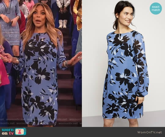 Chiffon Petal Soft Dress by Long Tall Sally worn by Wendy Williams on The Wendy Williams Show