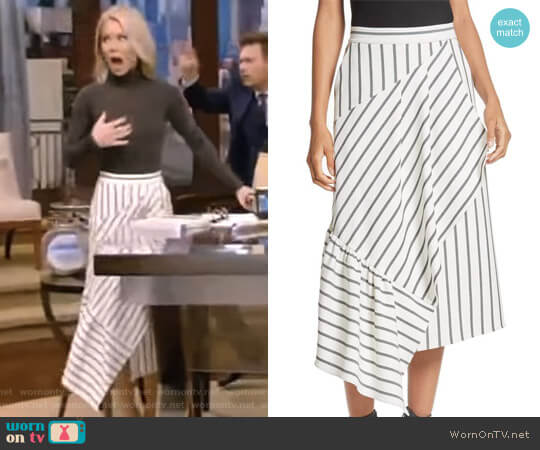 'Lucci' Skirt by Tibi worn by Kelly Ripa on Live with Kelly and Mark