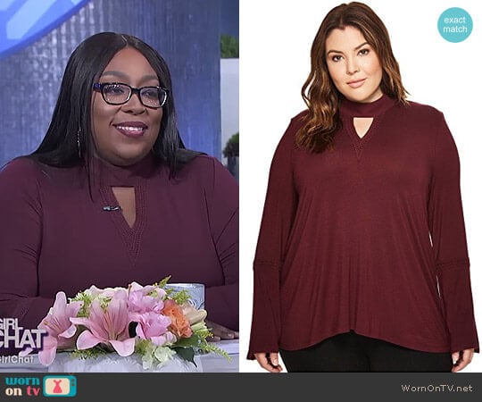 'Ainsley' Top by Lysse worn by Loni Love on The Real