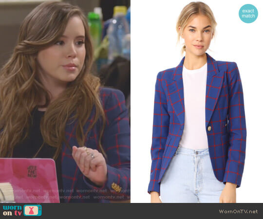 Patch Pocket Duchess Blazer by Smythe worn by Kendra Gable (Taylor Spreitler) on Kevin Can Wait