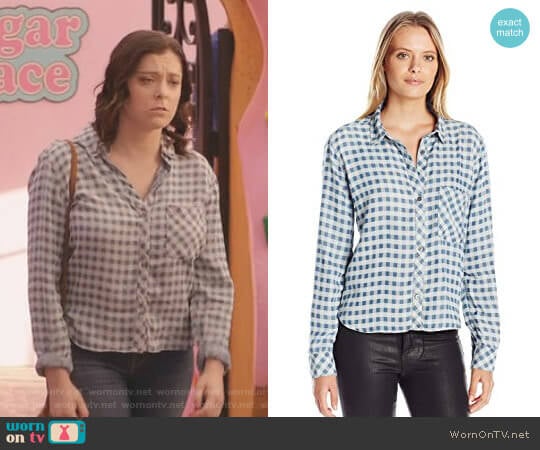 'Dana' Shirt by Rails worn by Rebecca Bunch (Rachel Bloom) on Crazy Ex-Girlfriend