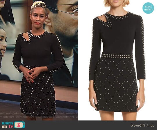 'Taraji' Studded Dress by ALC worn by Sibley Scoles on E! News