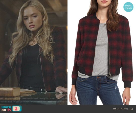 'Alessia' Jacket by BB Dakota worn by Lauren Strucker (Natalie Alyn Lind) on The Gifted