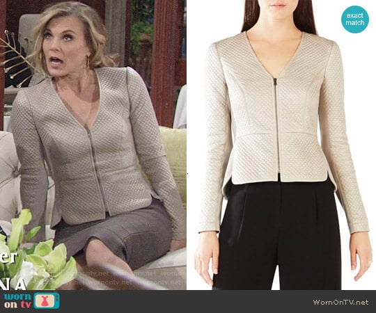 Bcbgmaxazria Pearson Jacket worn by Phyllis Newman (Gina Tognoni) on The Young and the Restless