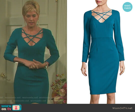WornOnTV: Eve’s green strappy front dress on Days of our Lives | Kassie ...