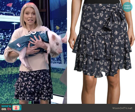 'Carson' Skirt by Cinq a Sept worn by Kelly Ripa on Live with Kelly and Mark